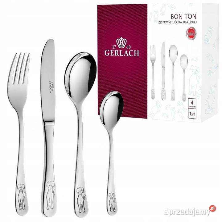 GERLACH Premium sztućce dziecięce rozwój dziecka