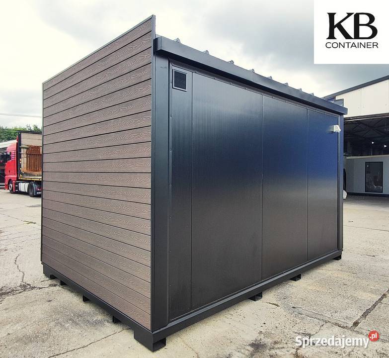 Kontener 40 x 30 m z deską elewacyjną 3D i Kędzierzyn-Koźle