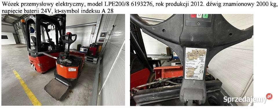 Syndyk sprzeda ruchomości Pozostałe Obrażejowice sprzedam