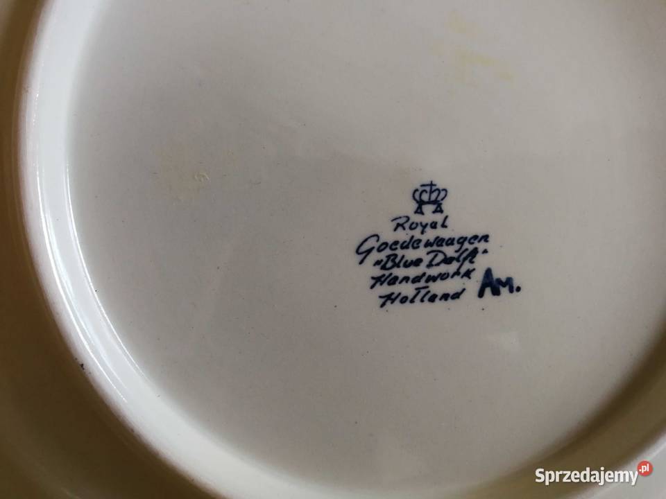 Talerze ścienne Delft Royal Goedewaagen RĘCZNIE zachodniopomorskie Szczecin