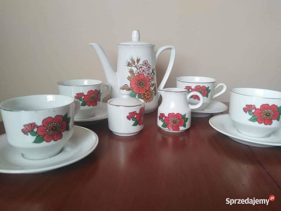 Serwis porcelanowy Kwiaty Wałbrzych