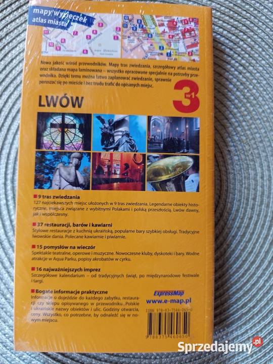 Lwów przewodnik Atlas mapa firmowe wydanie mazowieckie Warszawa