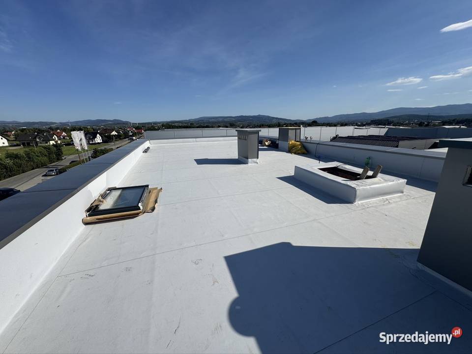 Dachy płaskie membrana PVC remonty dachów Tarnów