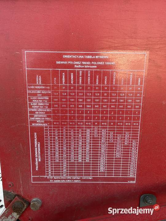 Sprzedam siewnik dwa talerzowy PolonezD 4 metry nieuszkodzony Suwałki