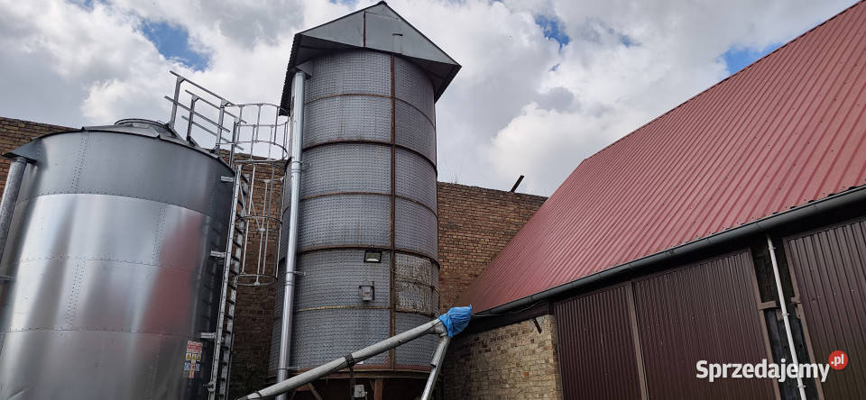Silos zbożowylejowy samowyładowczy 6m ok 30 m3 Oborzany