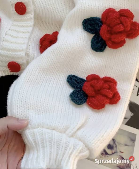 Kardigan sweter L piękny cieplutki wielkopolskie Poznań