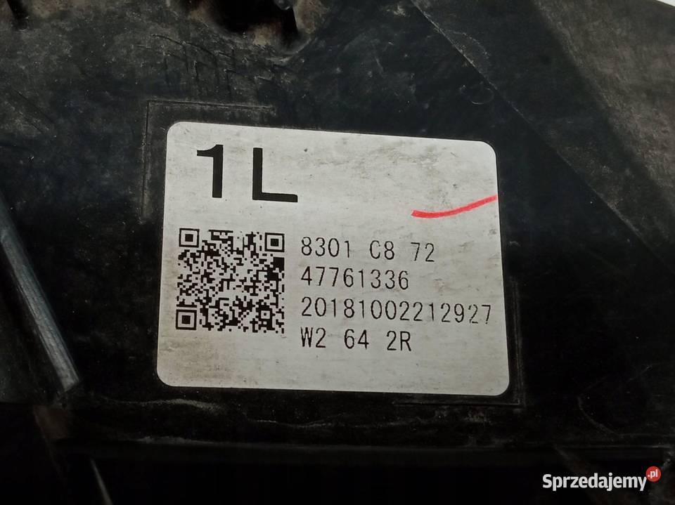 LAMPA PRZÓD PRAWA EU USZKODZONA 8301C872 świętokrzyskie