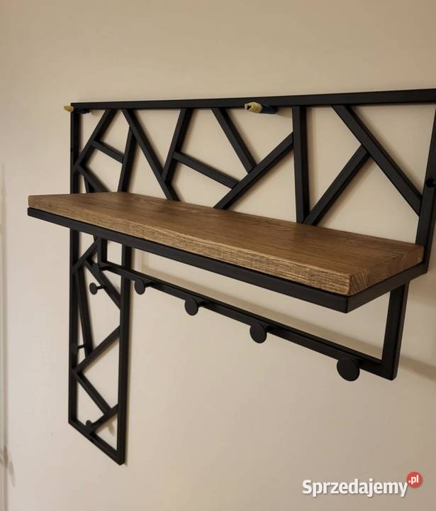 Metalowy wieszak LOFT na ubrania Gdynia sprzedam