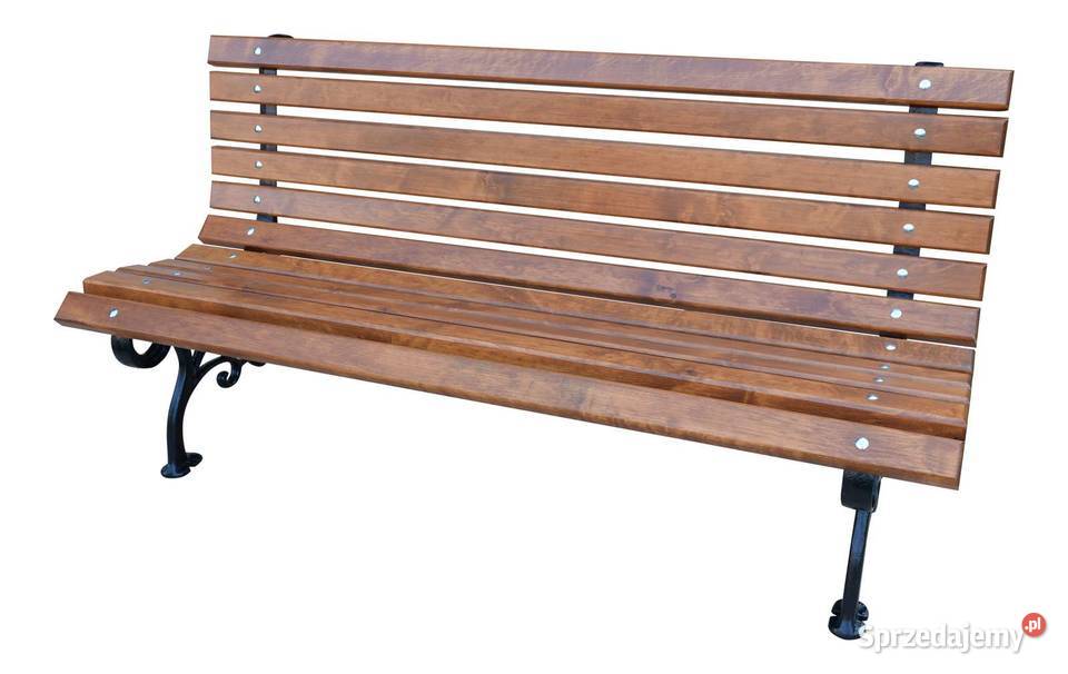 Ławka żeliwna drewniana klasyczna dł 150 Warszawa
