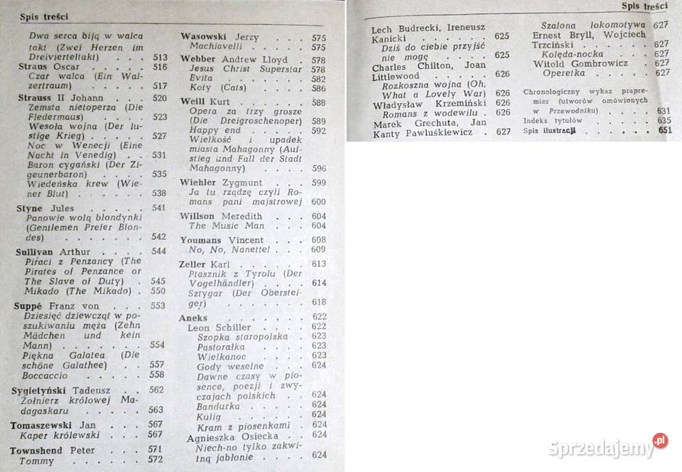 Przewodnik operetkowy Kydryński Lucjan Chełm sprzedam