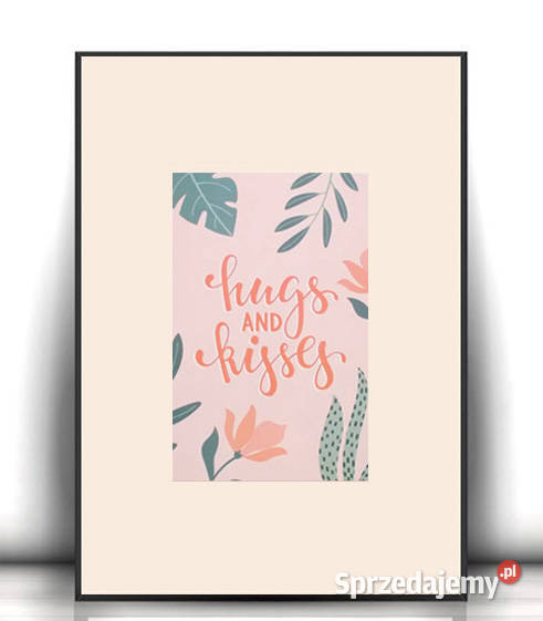 boho plakat A4 mały plakat do domu pudrowy Gdańsk