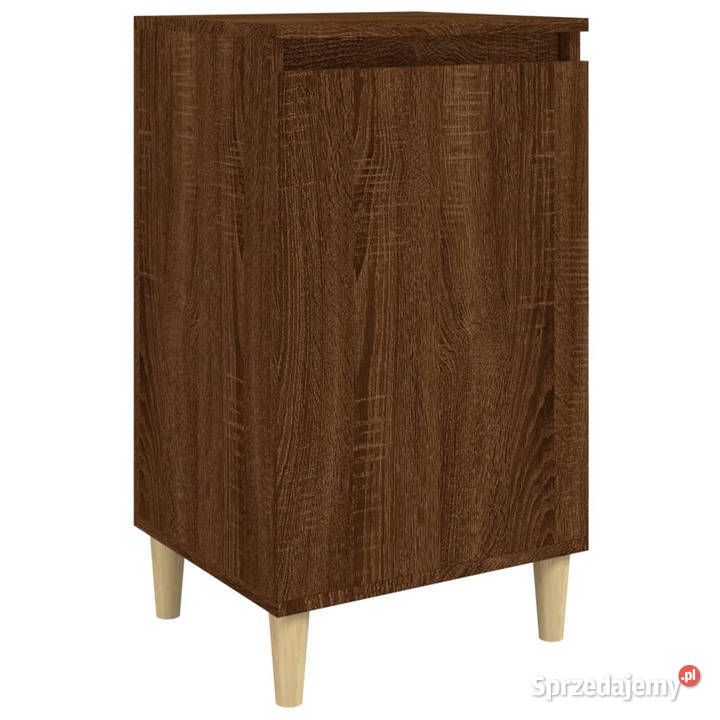 Szafka nocna brązowy dąb 40x35x70 materiał