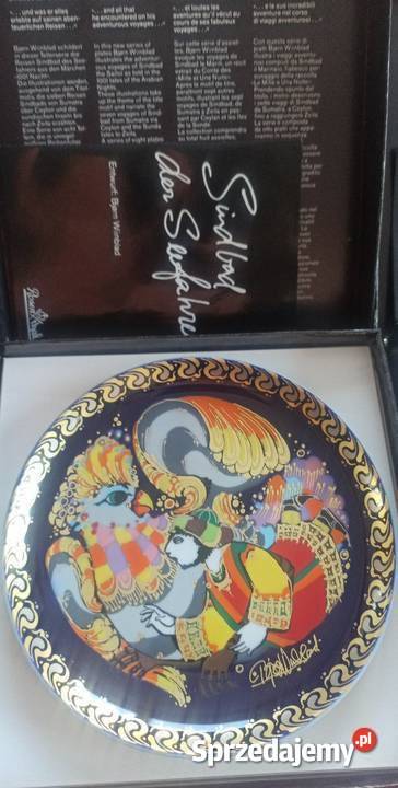 Talerzyk Rosenthal Seria Sindbad Żeglarz Projekt Gdańsk