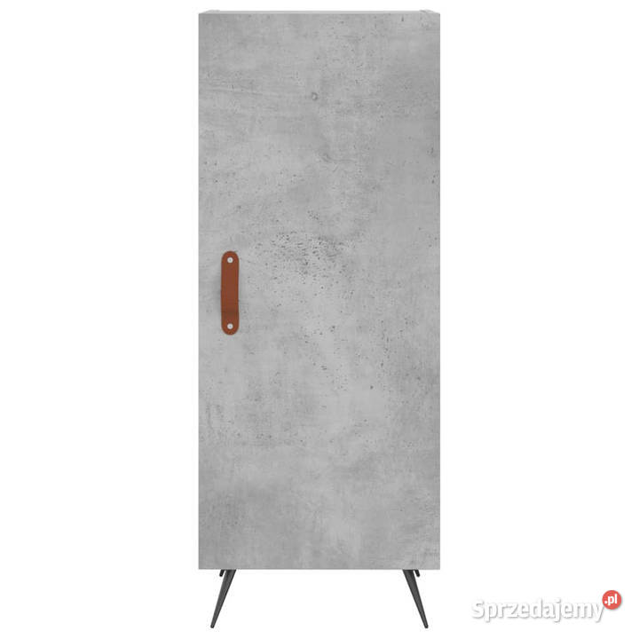 Wysoka szafka szarość betonu 345x34x180 mazowieckie Warszawa