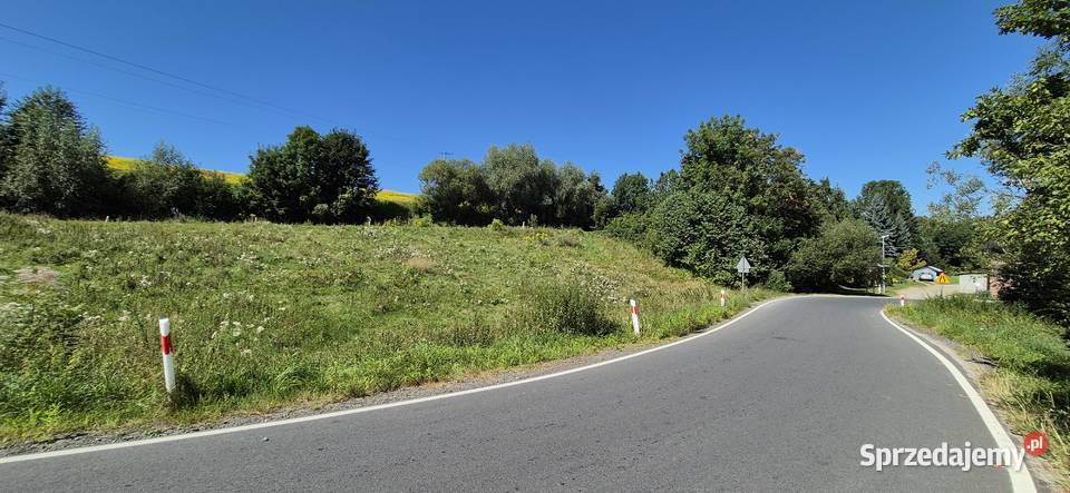 Działka 1885 m drodze uzgodniony zjazd z drogi dolnośląskie