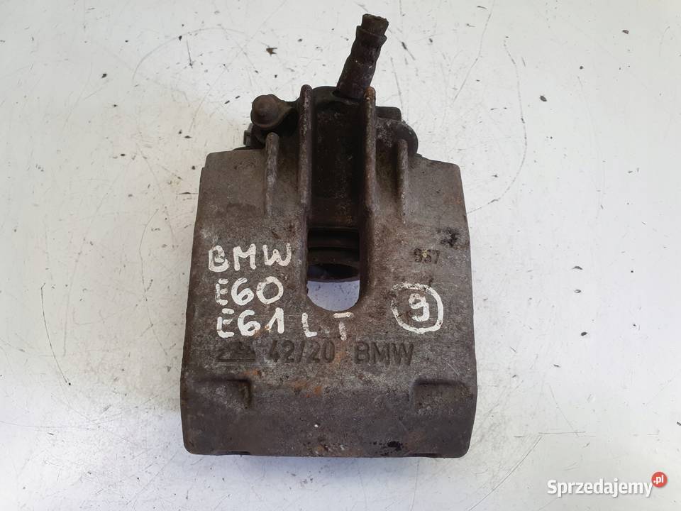 BMW E60 PRZEDNI ZACISK HAMULCOWY lewy przód Rudka