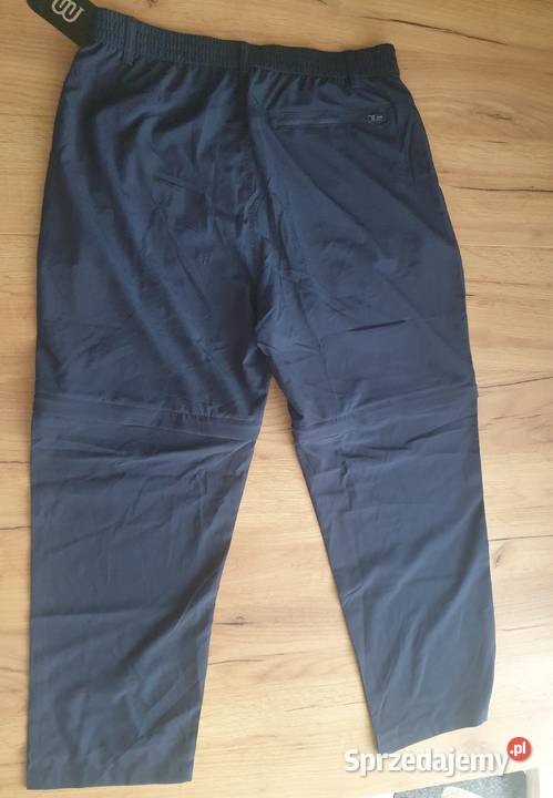 Luźne spodnie damskie Mofiz niebieski Spodnie