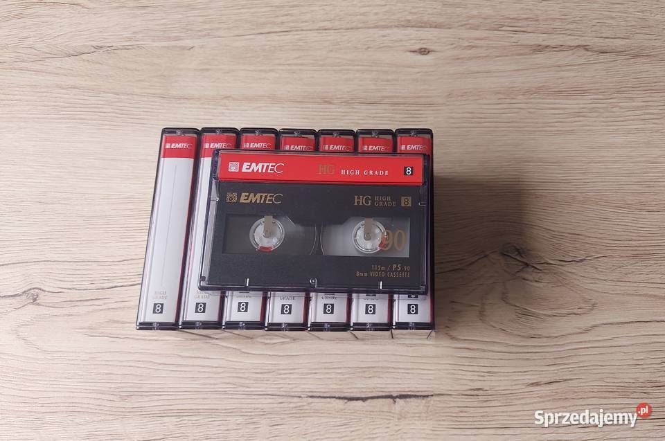 Kasety Video 8 EMTEC HG 90 Tychy