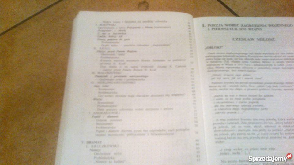 Opracowanie lektur Literatura współczesna do Oborniki Śląskie