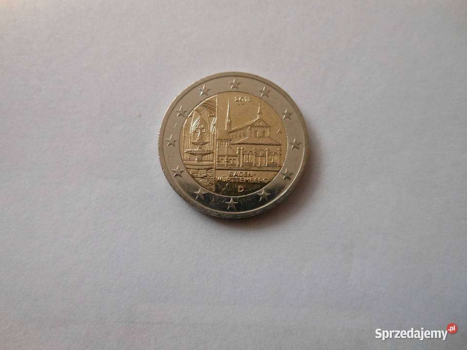 Monety 2 euro osiem niemieckich monet Bukowo sprzedam