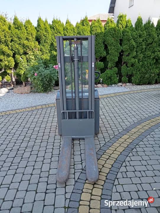 Wózek masztowy paletowy elektryczny Promag 2017r lubelskie Radzyń Podlaski sprzedam