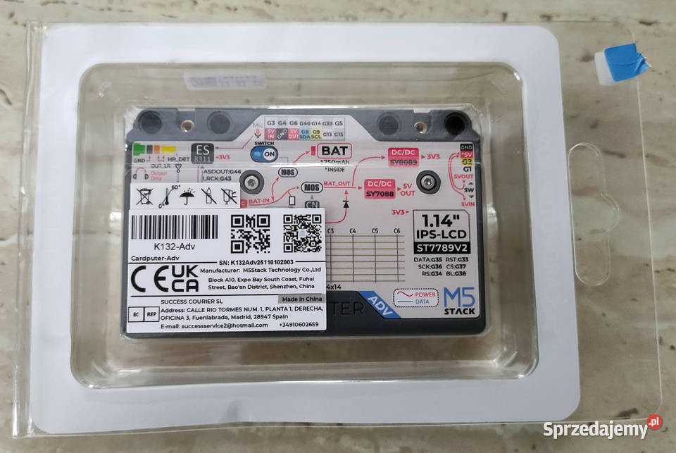 Cardputer Adv M5StackProgramowalny Kieszonkowy Malbork sprzedam