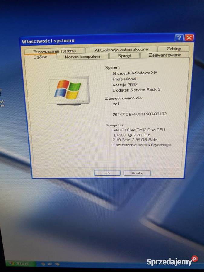 Komputer DELL optiplex 745 Klasy Core 2 Duo podkarpackie Rymanów