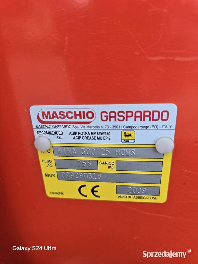 Siewnik zbożowy talerzowy GASSPARDO NINA Bolesławiec