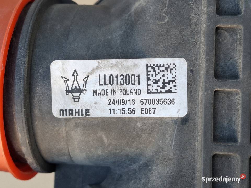 MASERATI GHIBLI LEVANTE QUATROPORTE CHŁODNICA Bieleń