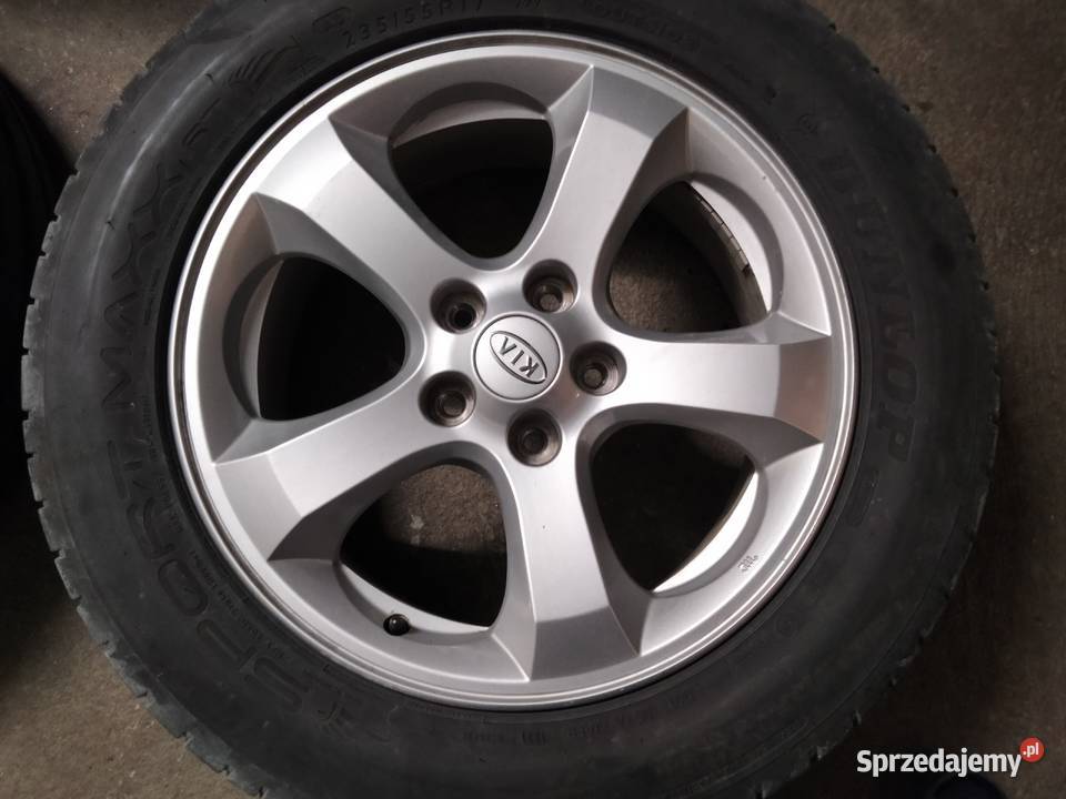 Koła aluminiowa 5x1143 17 opony DUNLOP 235x55 Samochodowe Jasło