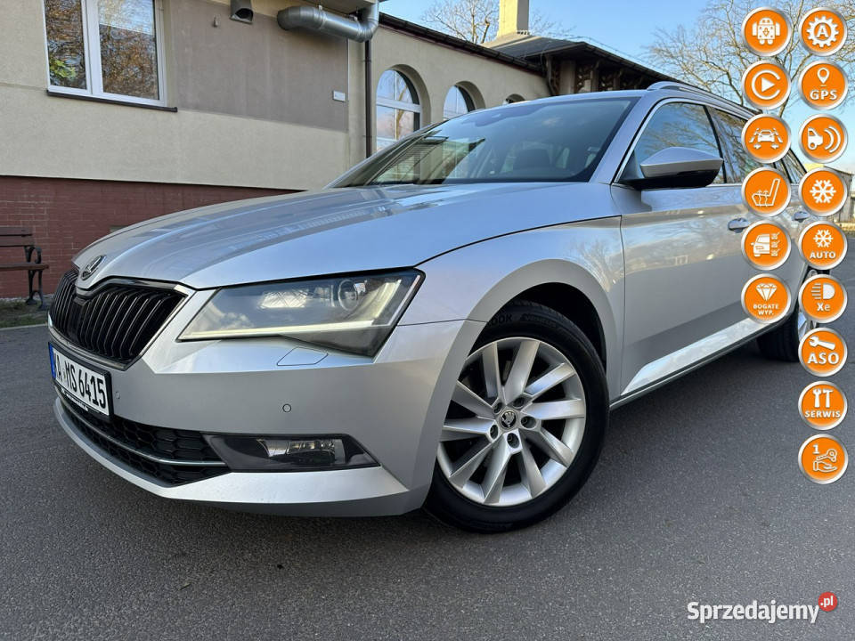 koda Superb 18 TSI 180 DSG Navi BiXenon Led wspomaganie kierownicy Józefkowo