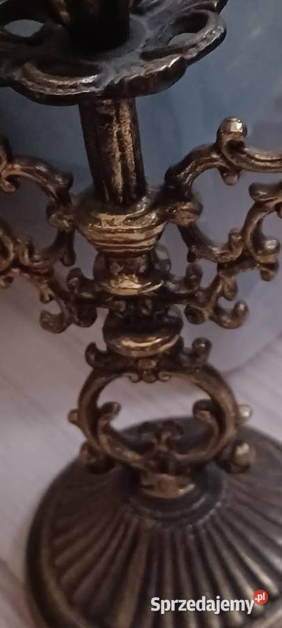 ŚWIECZNIKI MOSIĘŻNE JEDEN NA 1 ŚWIECE GLOWA Świeczniki Dekoracje i ozdoby wielkopolskie Poznań