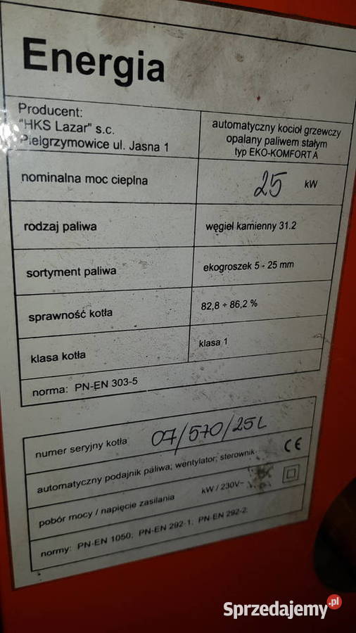 Sprzedam używany piec na ekogroszek sprawny stan Wrocław