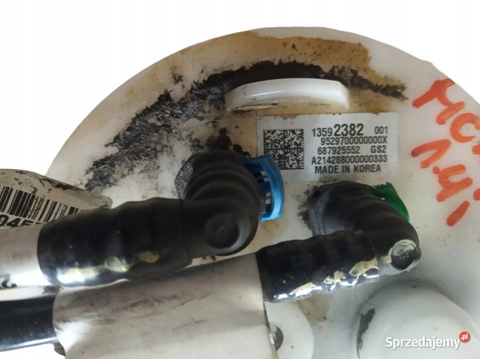 POMPA PALIWA PALIWOWA OPEL MOKKA 16 16V 13592382 osobowe
