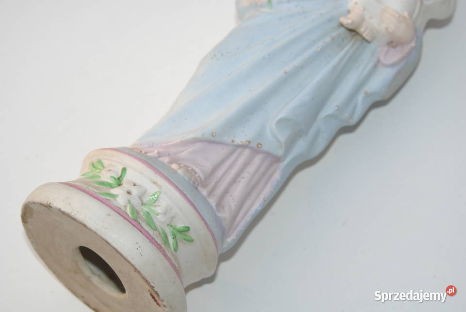 Stara figurka porcelanowa Świętego Józefa z