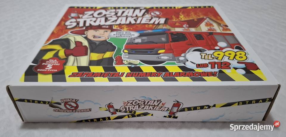 Zostań Strażakiem gra planszowa FAN Zabawka Czeladź