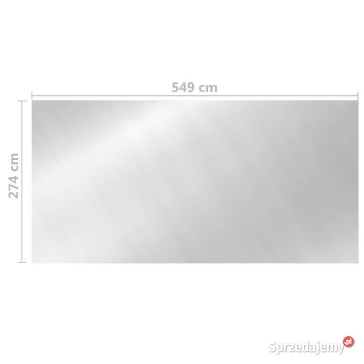 Folia na basen srebrna 549x274 PE WM93095 mazowieckie Warszawa