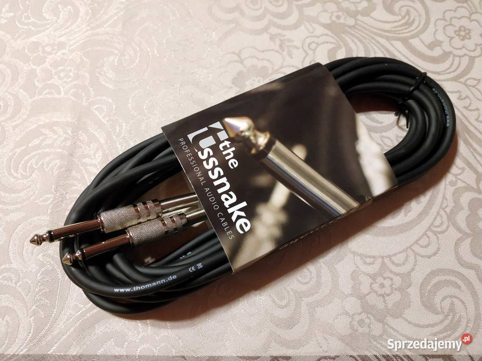 Kabel gitarowy instrumentalny JACKJACK 6 metrów Bytom