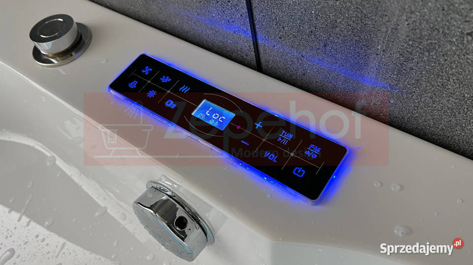 Wanna z hydromasażem C487 narożna 150cmx150cmx58 Grabówka