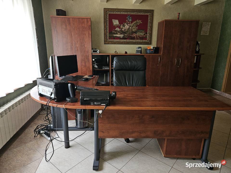 Komplet biurko i szafki Zabrze