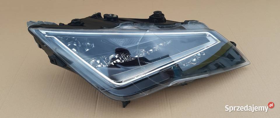 SEAT LEON III REFLEKTOR PRAWY FULL LED LAMPA Oświetlenie lubuskie Trzciel