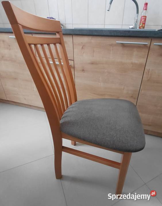 Stół drewniany z 4 krzesłami 74cm Janki