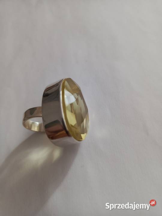 Pierścionek Bursztyn Super srebro Białystok sprzedam