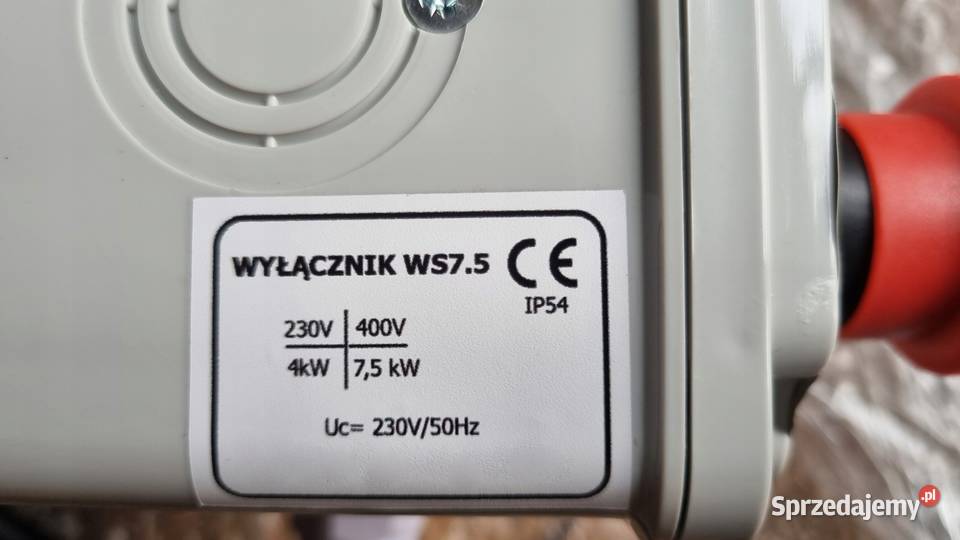 WYŁĄCZNIK WŁĄCZNIK DO SILNIKA silnikowy z małopolskie Skawina