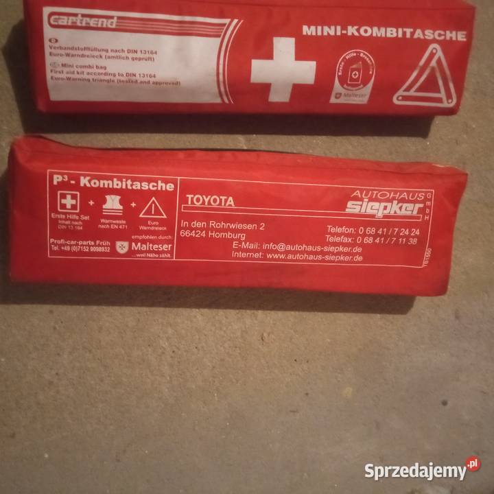 Apteczka trójkąt kamizelka nowe zachodniopomorskie Szczecin
