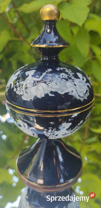 Floretine Cobalt Blue Italy Bomboniera z sprzedam