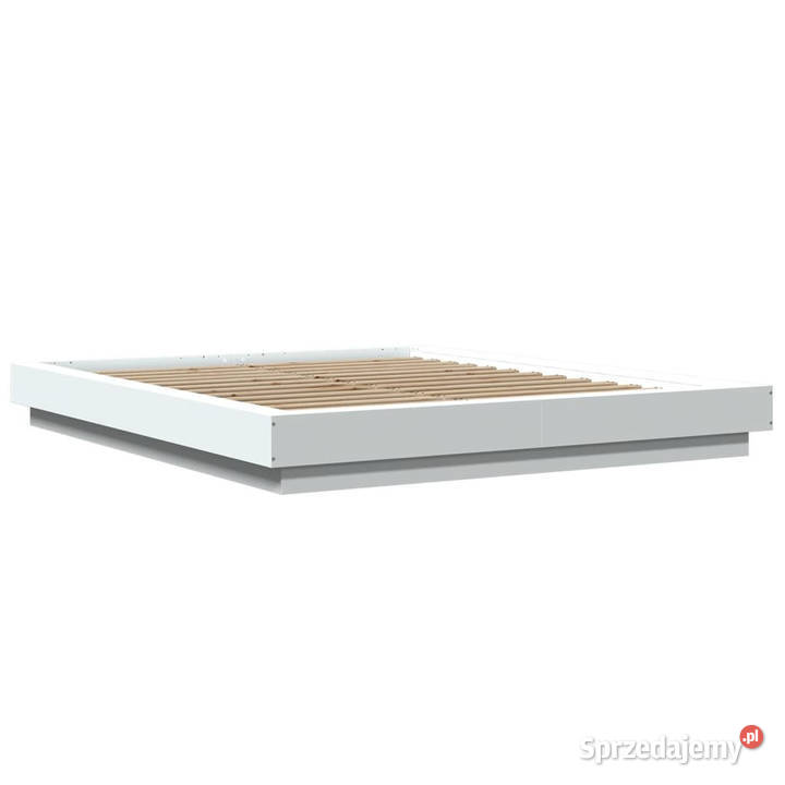 Rama łóżka biała materiał drewnopochodny 150x200 Warszawa