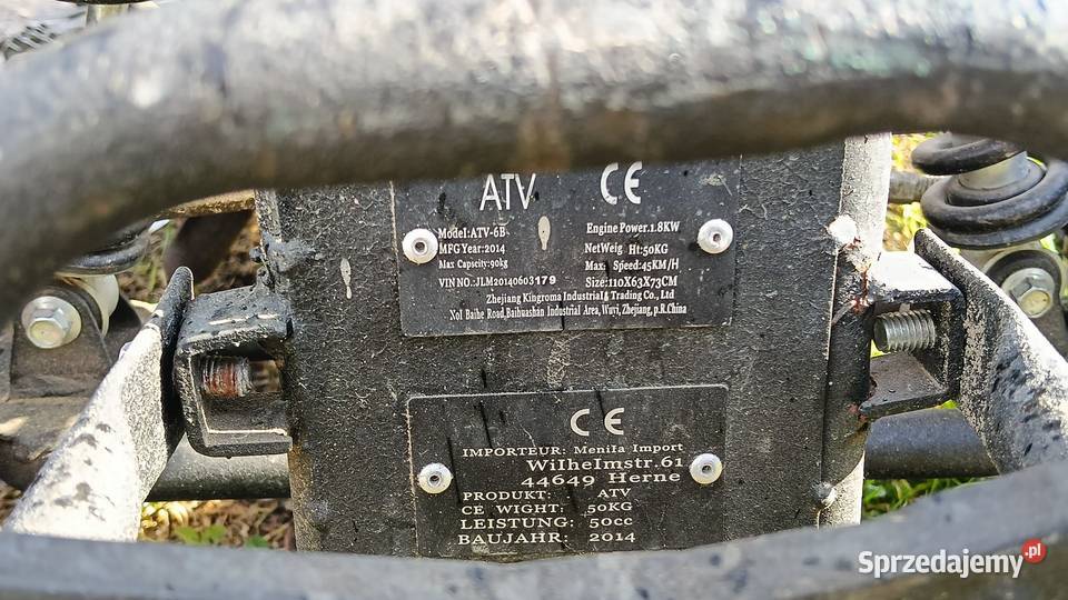 Quad dziecka ATV 6B 50 3 25 2014r Ustrzyki Dln Zarszyn sprzedam