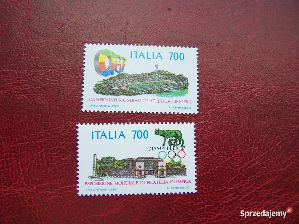 Włochy 1987 MNH Mi 201920 Sport Wystawa Tychy