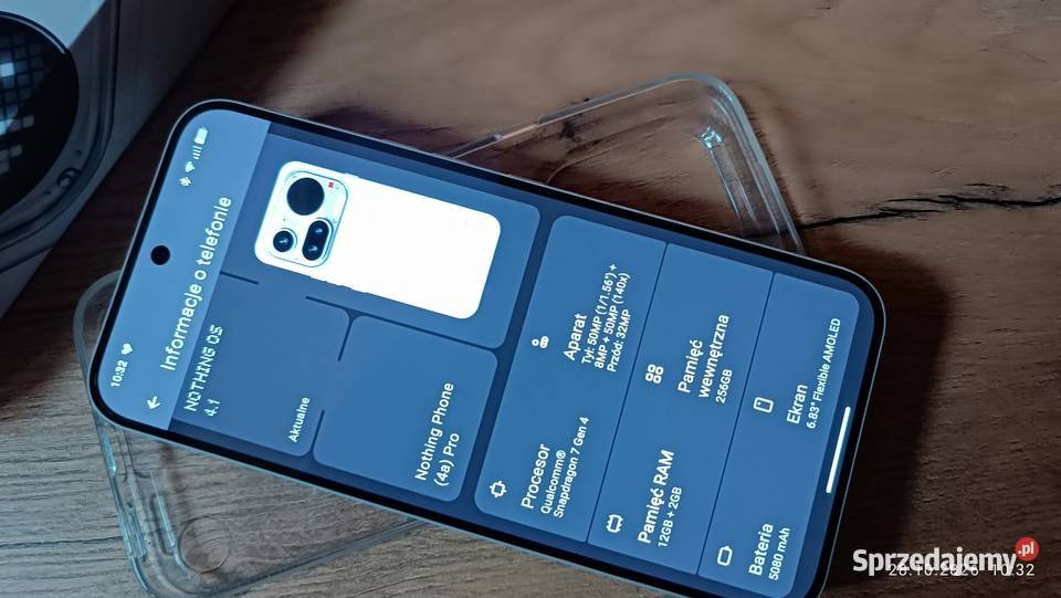 Smartfon Nothing Phone 4a Pro 5G 12256GB 683 łódzkie sprzedam